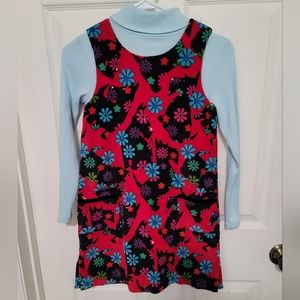 Lilly Pulitzer Scotty Dog Jumper abd Gymboree Turtleneck